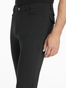 Pantalon d'équitation pour homme, coupe décontractée professionnelle, léger, matière respirante et séchage rapide, ceinture flexible. - Product Image 4