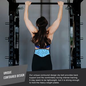 Cinturón de Neopreno Sublimado con Cadena de Acero para Ejercicios de Compresión, Dominadas, Entrenamiento de Fisicoculturismo con Soporte Lumbar - Product Image 4