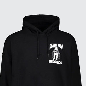 Suéter de algodón 100% de alta calidad para hombre, sudaderas con capucha de invierno impresas con logotipo personalizado, forro ecológico transpirable en blanco - Product Image 4