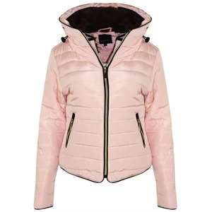 Fabricantes de ropa de mujer de alta calidad Ropa de mujer de burbuja de invierno personalizada para mujer Chaqueta acolchada y cuello de abrigos - Product Image 6