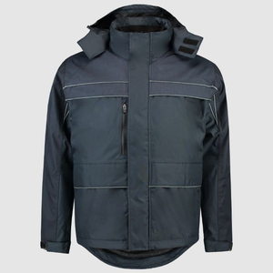 Veste coupe-vent de style moto de course tout temps, respirante, grande taille, imperméable, polyester Cordura, passepoil réfléchissant, équipe personnalisée - Product Image 2