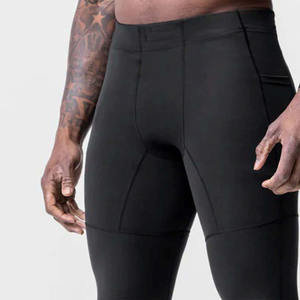 Latest Arrived Men's Compression <b>Leggings</b> Elastic Waist <b>Polyester</b> Spandex Quick Dry Breathable Stretch Wholesale Export Quality - Product Image 6