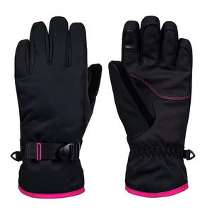Gants de ski et de snowboard en cuir imperméable Doublure thermique isolante pour un usage en extérieur en climat froid en hiver - Product Image 1