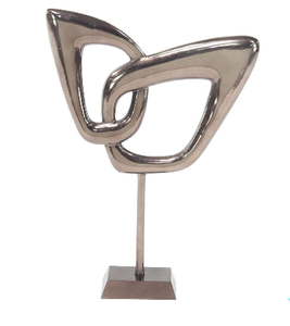 Decoración de Arte Minimalista, Base Metálica, Acabado Dorado, Pájaro Sentado, Artículo Decorativo, Adorno Metálico - Product Image 5