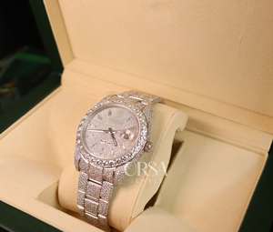 Reloj de pulsera DEF VVS1 Moissanite de alta calidad, probador de diamantes, estilo hip hop, raperos, relojes de moda, disponibilidad a granel - Product Image 6