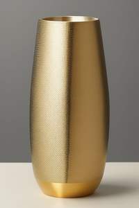 Argent Fini Durable Qualité Métal Sol Vase Métal Nouveau Pot De Fleur Style Côtier En Métal Fleur Vase Pot Avec Base Stand - Product Image 2