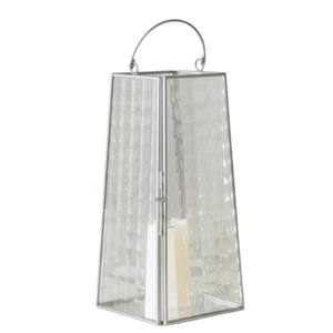 Farol de Metal de Latón de Estilo Vintage con Vidrio Texturizado, Decorativo para Interiores y Exteriores, Portavelas de Mesa para Decoración del Hogar y Jardín - Product Image 6