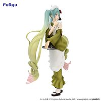 Vente en gros de figurines Miku Matcha Parfait couleur originale, statue de collection officielle sous licence avec boîte d'origine, en stock
