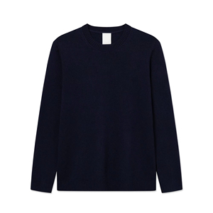 Pull en maille classique à col rond, coupe moderne essentielle pour homme, coupe décontractée exclusive, confortable pour l'hiver, pull pour homme - Product Image 3