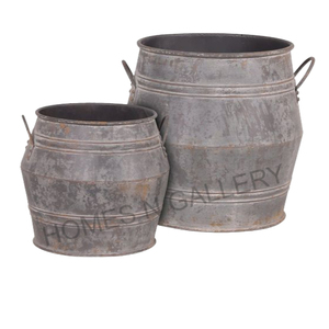 Top Selling Rustic Vintage <b>Large</b> Metal Iron Garden Decorations Old Fashioned Design <b>Plant</b> Pots for Home Low Price in India - Product Image 5