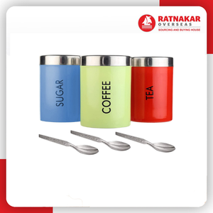 Pots de rangement en verre, canettes de cuisine, en acier inoxydable, Premium, pour la cuisine, en promotion, nouveauté 2022 - Product Image 2