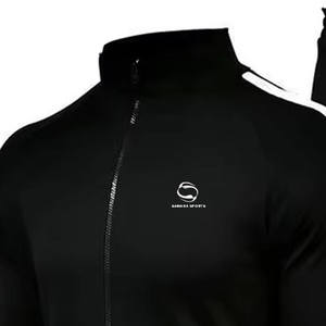 Ensemble de survêtement de couleur contrastée de fabrication personnalisée de qualité supérieure Micro survêtement zippé avec poches - Product Image 2