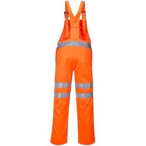 Wholesale Hi-vis Adjustable <b>Bib</b> Brace Safety Overalls Protective Worker's Uniform Breathable Fabric Dust-proof Anti-Static - Product Image 4