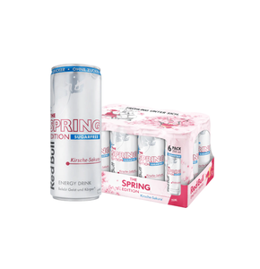 เรดบูล รสซากุระเชอร์รี่ สปริงอิดิชั่น 2026 ปราศจากน้ำตาล 24x250มล. กระป๋อง ผสมน้ำแร่จากเทือกเขาแอลไพน์ - Product Image 1