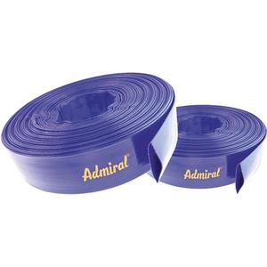 Rubber Hose Flat Admi Admiral 203Mm Inner Diameter 50M Length <b>Blue</b> <b>Roll</b> - Product Image 1