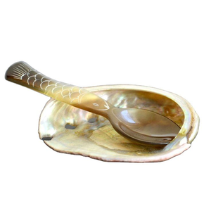 Cucharas de Cuerno de Búfalo Natural Pulido con Diseño Único de Animales, para Decoración de Mesa en Restaurantes - Product Image 1