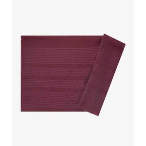 Printed Cotton Viscose Shawl for Girls Lightweight Breathable Striped <b>Scarf</b> Burgundy 75X190 CM - Product Image 1
