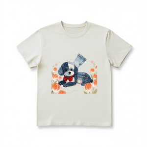 T-shirt personnalisé unisexe surdimensionné 210 GSM 100% coton avec impression DTG - Taille 2XL - Product Image 2