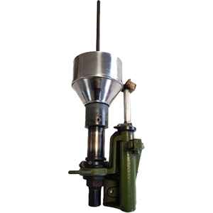 Excellent lot de deux broches de torsion Ratti One Cops, diamètre 130 mm, diamètre du tourillon 42 mm, pour machines de torsion, en métal, 3 kg, d'Italie - Product Image 1