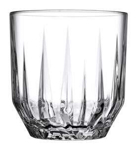 Vaso de Whisky Echo de The Original de Turquía, Cristalería Única y Elegante, Juego de 6 Vasos de Whisky, Whisky Escocés y Licor, 300 ml, Transparente - Product Image 1