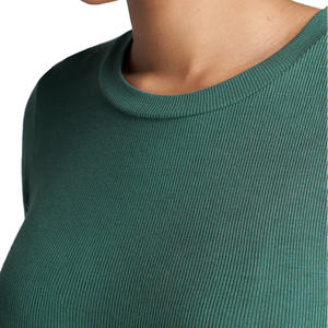 Camiseta de algodón y poliéster para mujer de talla grande de marca del fabricante de Bangladesh, Camiseta cómoda con logotipo bordado de buena calidad - Product Image 4