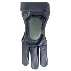 Gants de tir à l'arc en cuir, fabrication directe d'usine - Conception à trois doigts, antidérapants, respirants, pour usage extérieur, prix très bas - Product Image 2