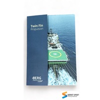 Service d'impression offset de brochures personnalisées, esthétiques, en carton durable, avec couleurs et dimensions personnalisées, finition brillante