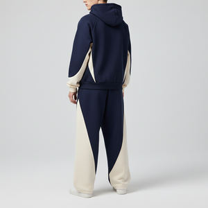 Pull à capuche oversize en coton 100% de haute qualité pour homme, streetwear d'hiver, logo imprimé sur écran personnalisé, taille plus, réversible 2 - Product Image 5