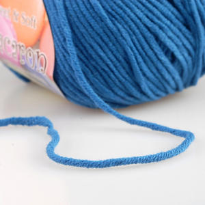 Misoknit Meilleure Vente Macaron Quatre Saisons Fil à Tricoter Non Pelucheux 66 Couleurs Mélange de Coton Motif Brut - Product Image 5