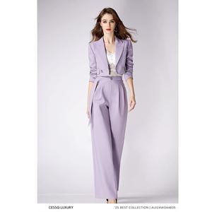 Blazer pour femmes de style élégant du Vietnam Anti-Rides Oem Service Demi-manche Crochet Détection d'aiguille - Product Image 4