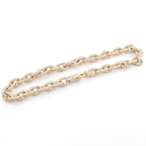 Chaîne à maillons cubains en diamant Moissanite d'approvisionnement en gros, parfaite pour les mariages ou les fêtes, disponible au prix d'usine - Product Image 4