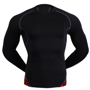 <b>Long</b> <b>Sleeve</b> Custom Logo Print High Quality 100% Polyester MMA Rash Guard with UPF50+ Breathable & Quick Dry Features 220g - Product Image 5