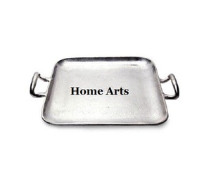Plateau de service alimentaire en aluminium de qualité supérieure, forme rectangulaire, pour desserts, idéal pour les événements de mariage. - Product Image 6