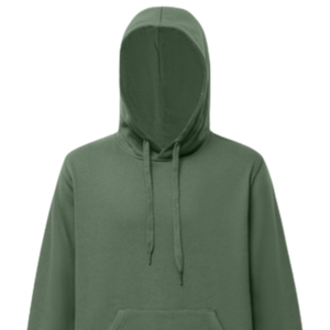 Sudadera con Capucha Verde Unisex, Sudadera con Capucha Lisa de Felpa de Algodón Premium, Ropa de Invierno, Estilo Urbano Informal, Corte Regular, al por Mayor - Product Image 6