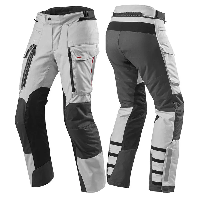 Celana sepeda Motor pria, bawahan pengendara sepeda Motor balap kulit gaya terbaru