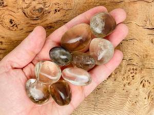 Piedra preciosa suelta caída de cuarzo ahumado natural personalizada con tamaño y forma al por mayor a granel - Product Image 6