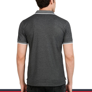 Venta al por mayor logotipo personalizado impresión hombres Polo verano colección 2025 Polo hombres Ropa Camisetas algodón talla grande - Product Image 2