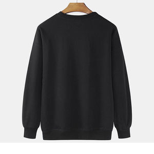Pull éponge polaire personnalisé de qualité supérieure lavage à l'acide sweat-shirt unisexe à col rond logo design meilleure vente 2025 - Product Image 1