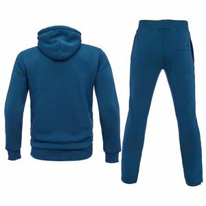 Conjunto Deportivo de Forro Polar Sólido de Primera Calidad para Hombre, Transpirable, con Capucha Personalizable para Invierno, Gran Venta 2025 - Product Image 2