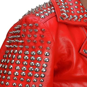 เสื้อแจ็คเก็ตหนังผู้ชายคุณภาพสูง เสื้อแจ็คเก็ตหนังแท้สำหรับผู้ชาย เสื้อโค้ทสำหรับขี่มอเตอร์ไซค์ เสื้อกันหนาวแฟชั่น เสื้อคลุมสไตล์วินเทจ - Product Image 6