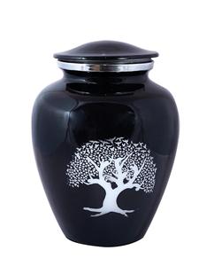 Urne funéraire gravée arbre de vie pour cendres humaines adulte-Urne funéraire artisanale pour cendres-grand sac inclus - Product Image 6