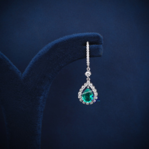 Trendy <b>Dangle</b> and Drop <b>Earring</b> 925 <b>Sterling</b> <b>Silver</b> Moissanite Diamond Party Wear Fashion <b>Earrings</b> for Women - Product Image 2