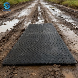 Tấm lót đường chạy bằng nhự<span class=keywords><strong>a</strong></span> HDPE PE 100%, bảo vệ mặt đất - Product Image 5