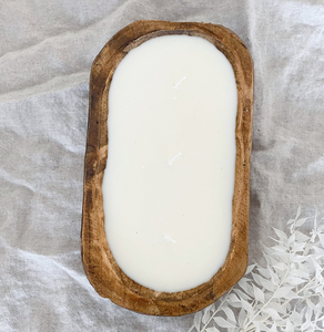 Bougies de parfum de bol de pâte en bois Design moderne personnalisé Paulownia rustique Vintage pour bougie de haute qualité - Product Image 2