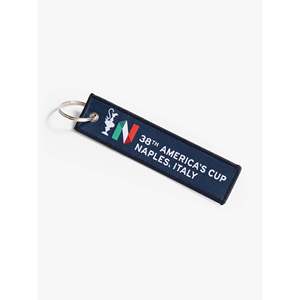 Portachiavi Promozionale America's Cup 38 Blu Navy con Portachiavi in Tessuto Napoli - Product Image 1