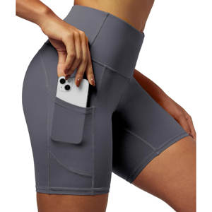 Shorts Deportivos de Poliéster para Mujer, Estilo Jogger, para Correr, Yoga, Secado Rápido, Transpirables, Personalizables, Tipo Biker, para Gimnasio - Product Image 1