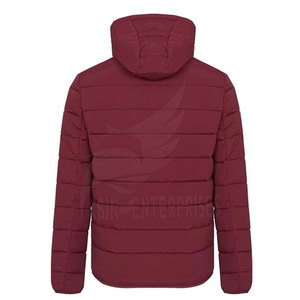 Chaqueta Acolchada con Capucha para Hombre, Estilo Urbano, Manga Larga, Cálida para Invierno, Ropa de Exterior Transpirable y Cómoda con Patrón de Letras - Product Image 3