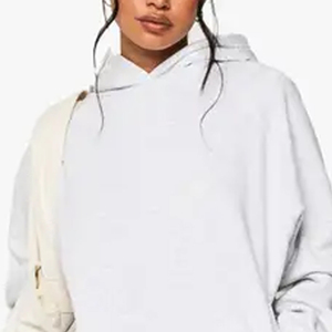 Sweat à capuche en polaire de style simple pour femmes avec un matériau respirant et durable Prix bas Personnalisé et logo pour les commandes en gros Vêtements décontractés - Product Image 2
