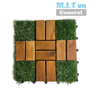 Azulejos de cubierta de madera de teca impermeables antideslizantes de diseño cuadrado moderno de alta calidad, suelo interior para jardín, Patio, suelo exterior hecho de Acacia - Product Image 1