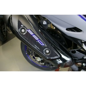 Kit Adesivi 3D in Gel Personalizzati per Yamaha Tmax 560 2020-21, Effetto Carbonio-Blu Metallico, Decalcomanie Decorative Compatibili con Dettagli Metallici Blu - Product Image 2